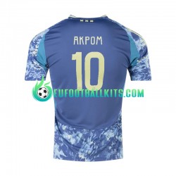 AFC Ajax Chuba Akpom 10 Away Football Shirts 2024-2025 Men LS