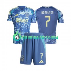 AFC Ajax Steven Bergwijn 7 Away Football Shirts 2024-2025 Kids LS