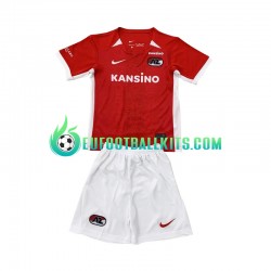 AZ Alkmaar Home Football Shirts 2024-2025 Kids LS