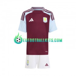Aston Villa Home Football Shirts 2024-2025 Kids LS
