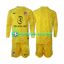 Atletico Madrid Goalkeeper Third Football Shirts 2024-2025 Kids SS