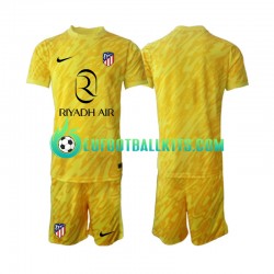Atletico Madrid Goalkeeper Third Football Shirts 2024-2025 Kids LS
