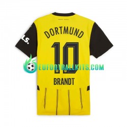 Borussia Dortmund Julian Brandt 10 Home Football Shirts 2024-2025 Men LS