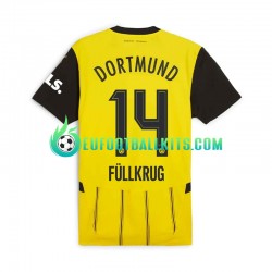 Borussia Dortmund Niclas Fullkrug 14 Home Football Shirts 2024-2025 Men LS