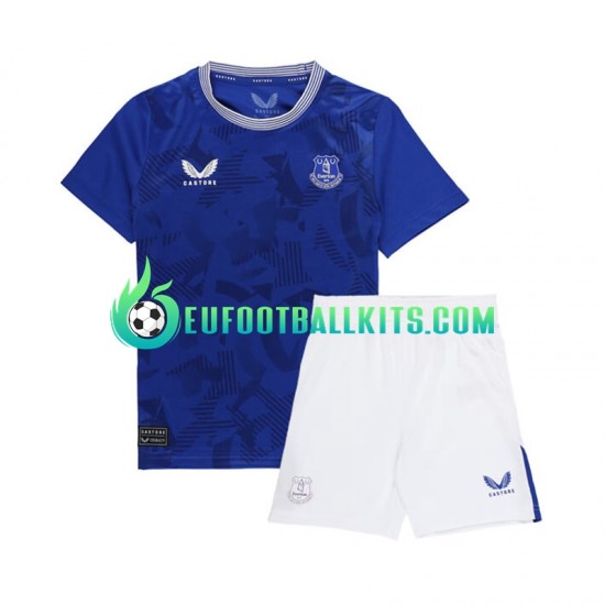 Everton Home Football Shirts 2024-2025 Kids LS