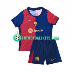 FC Barcelona Home Football Shirts 2024-2025 Kids LS