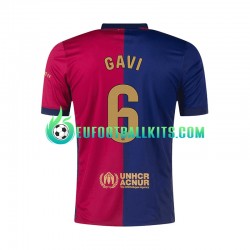 FC Barcelona GAVI 6 Home Football Shirts 2024-2025 Men LS