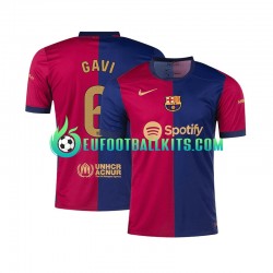 FC Barcelona GAVI 6 Home Football Shirts 2024-2025 Men LS