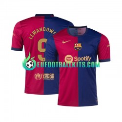 FC Barcelona Robert Lewandowski 9 Home Football Shirts 2024-2025 Men LS