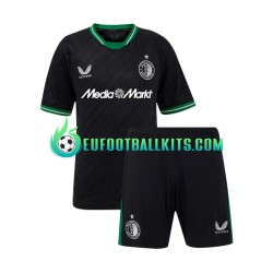 Feyenoord Rotterdam Away Football Shirts 2024-2025 Kids LS