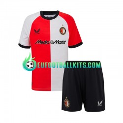 Feyenoord Rotterdam Home Football Shirts 2024-2025 Kids LS