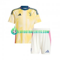Juventus Away Football Shirts 2024-2025 Kids LS