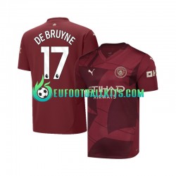 Manchester City DE BRUYNE 17 Third Football Shirts 2024-2025 Men LS