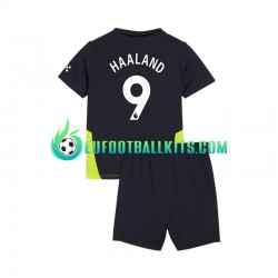 Manchester City Haaland 9 Away Football Shirts 2024-2025 Kids LS