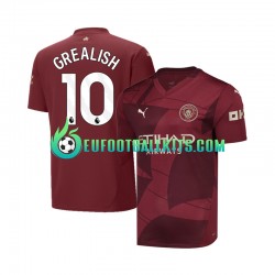 Manchester City Jack Grealish 10 Third Football Shirts 2024-2025 Men LS