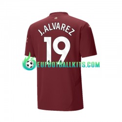 Manchester City Julian Alvarez 19 Third Football Shirts 2024-2025 Men LS