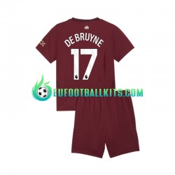 Manchester City Kevin De Bruyne Third Football Shirts 2024-2025 Kids LS