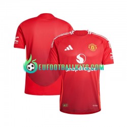 Manchester United Home Football Shirts 2024-2025 Redcolor Men LS