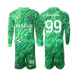 Paris Saint Germain Goalkeeper Gianluigi Donnarumma 99 Away Football Shirts 2024-2025 Kids SS