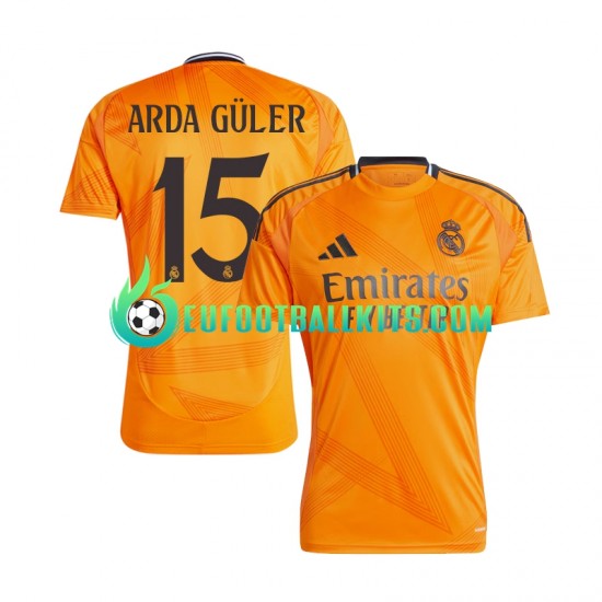 Real Madrid Arda Guler 15 Away Football Shirts 2024-2025 Men LS
