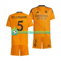 Real Madrid BELLINGHAM 5 Away Football Shirts 2024-2025 Kids LS