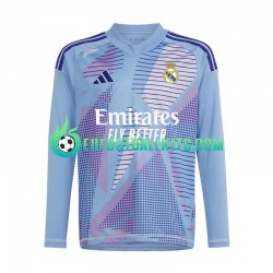 Real Madrid Goalkeeper Home Football Shirts 2024-2025 Bluecolor Men SS