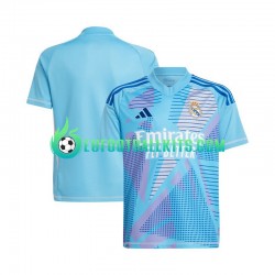 Real Madrid Goalkeeper Home Football Shirts 2024-2025 Bluecolor Men LS