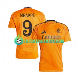 Real Madrid Kylian Mbappe 9 Away Football Shirts 2024-2025 Men LS