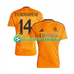 Real Madrid Tchouameni 14 Away Football Shirts 2024-2025 Men LS