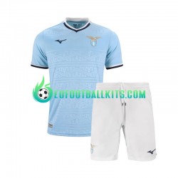 SS Lazio Home Football Shirts 2024-2025 Kids LS