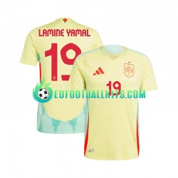 Spain LAMINE YAMAL 19 Away Football Shirts Euro 2024 Men LS