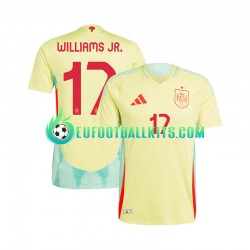 Spain WILLIAMS JR 17 Away Football Shirts Euro 2024 Men LS