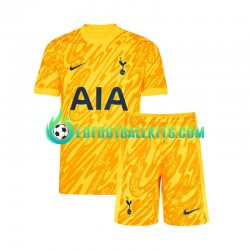 Tottenham Hotspur Goalkeeper Home Football Shirts 2024-2025 Kids LS