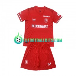Twente Home Football Shirts 2024-2025 Kids LS