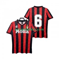 AC Milan 6 Retro Home Football Shirts 1993 1994 Men LS
