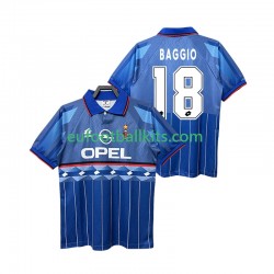 AC Milan BAGGIO 18 Retro Away Football Shirts 1995 1996 Men LS