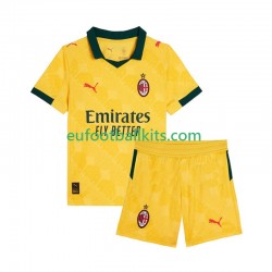 AC Milan Third Football Shirts 2025-2026 Kids LS