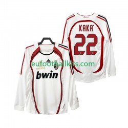 AC Milan KAKA 22 Retro Away Football Shirts 2006 2007 Men SS