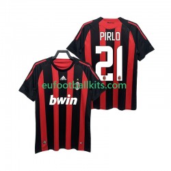AC Milan RIRLO 21 Retro Home Football Shirts 2008 2009 Men LS