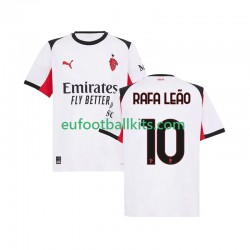 AC Milan Rafael Leao 10 Away Football Shirts 2025-2026 Men LS