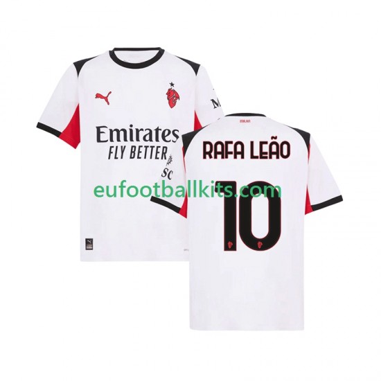 AC Milan Rafael Leao 10 Away Football Shirts 2025-2026 Men LS
