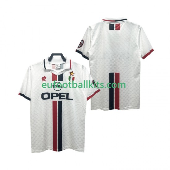 AC Milan Retro Away Football Shirts 1996 1997 Men LS