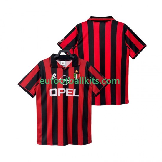 AC Milan Retro Home Football Shirts 1996 1997 Men LS