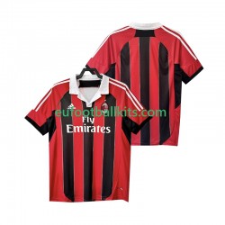 AC Milan Retro Home Football Shirts 2012 2013 Men LS
