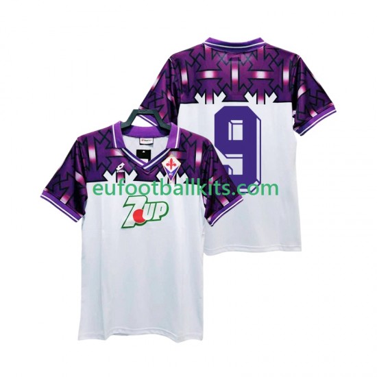 ACF Fiorentina 9 Retro Away Football Shirts 1992 1993 Men LS