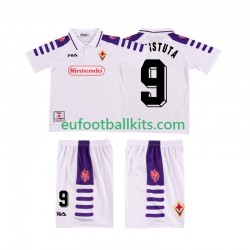 ACF Fiorentina BASTUTA 9 Retro Away Football Shirts 1998 1999 Kids LS