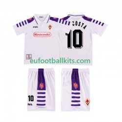 ACF Fiorentina RUI COSTA 10 Retro Away Football Shirts 1998 1999 Kids LS