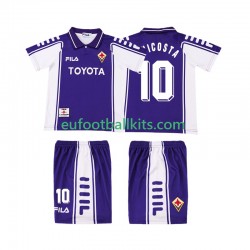 ACF Fiorentina RUI COSTA 10 Retro Home Football Shirts 1999 2000 Kids LS