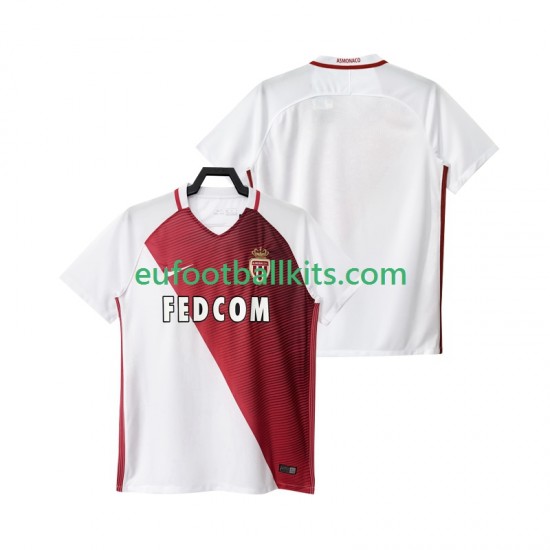 AS Monaco Home Football Shirts 2016 2017 Men LS