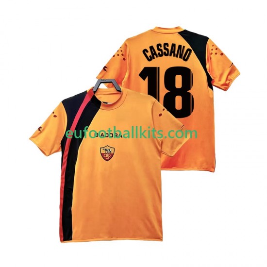 AS Roma CASSANO 18 Retro Home Football Shirts 2005 2006 Men LS
